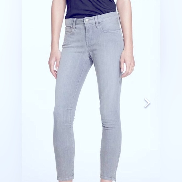 Helmut‎ Lang Skinny Jeans Size 27 Waist Low Rise Gray Stretch Denim USA - Picture 10 of 10